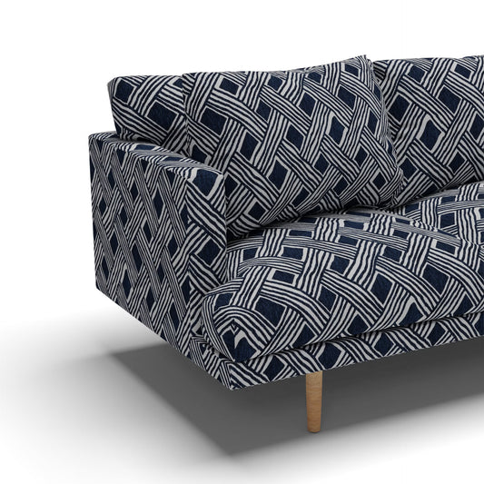 Palacio Upholstery Fabric - Navy