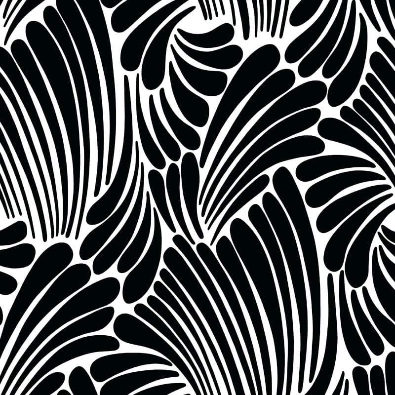 Sample – Fingers Florence Broadhurst Wallpaper - Soot