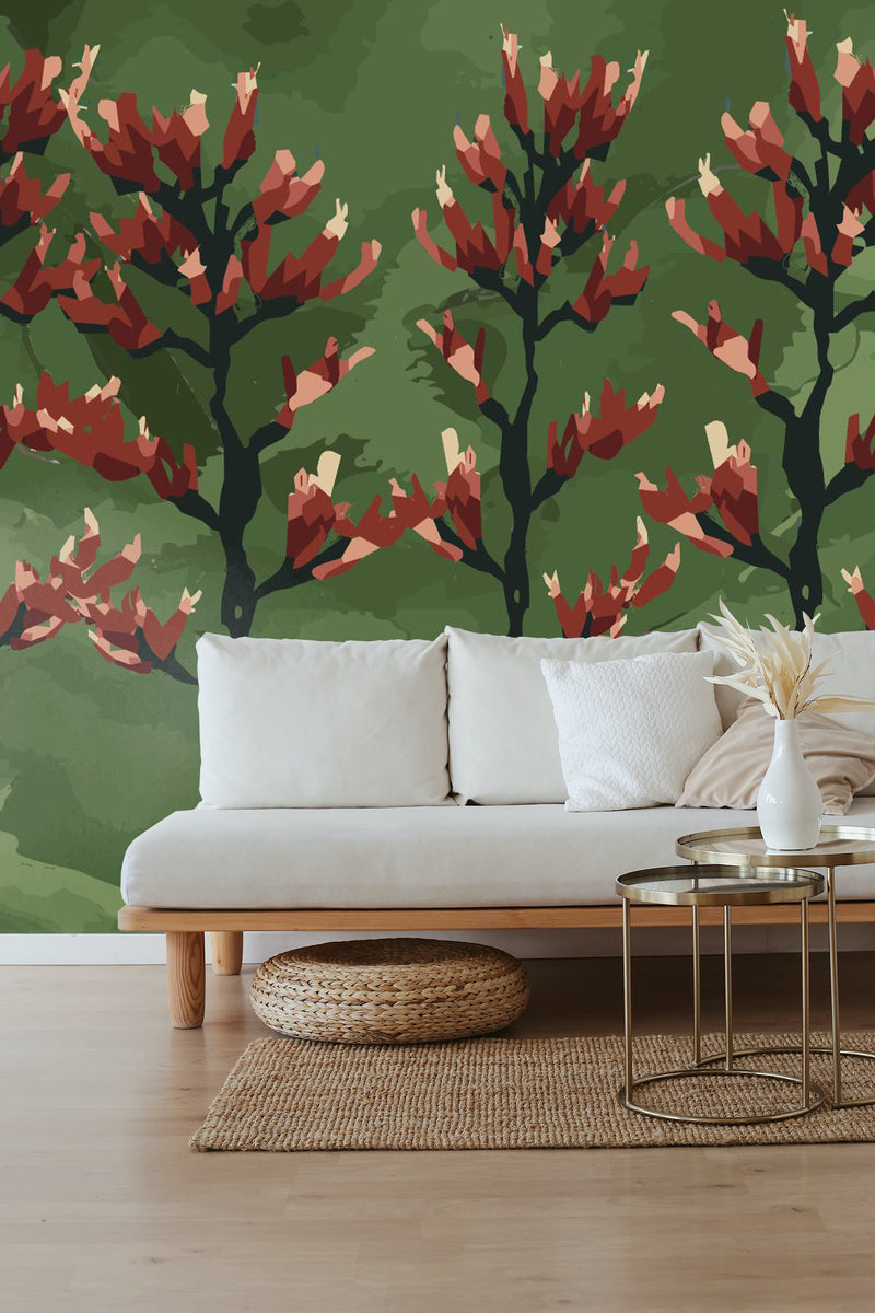 Flaxpod - NZ Wallpaper Mural Series