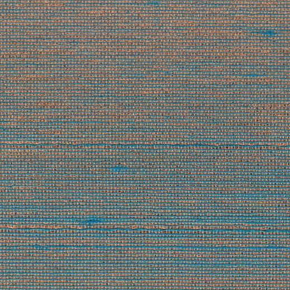 Silk Road Wallpaper - 100% Silk - Blue on gold