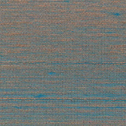 Silk Road Wallpaper - 100% Silk - Blue on gold