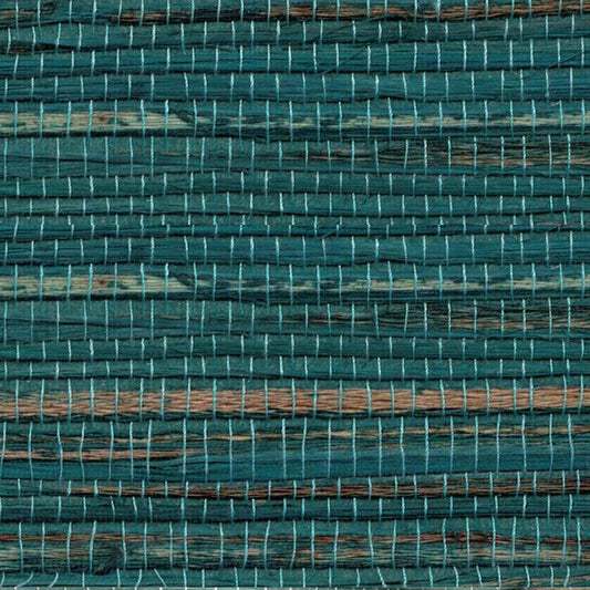 Hemp Revolution - 100% Hemp Wallpaper - Crystal Teal