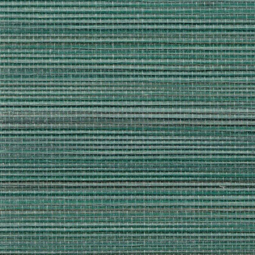 Sample - Agave Grasscloth Wallpaper - Dark Green