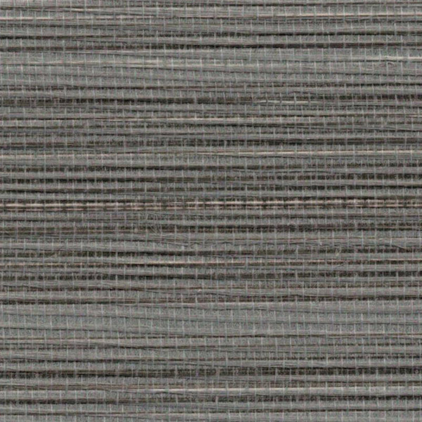 Sample - Agave Grasscloth Wallpaper - Smoky Gray