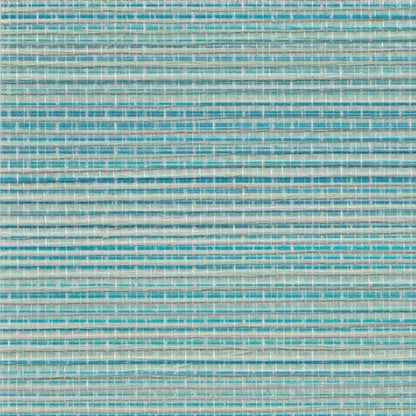 Agave Grasscloth Wallpaper - 12 Colours - Light Blue