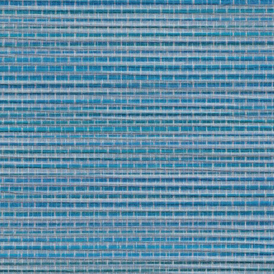 Agave Grasscloth Wallpaper - 12 Colours - Sapphire Blue