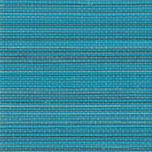 Agave Grasscloth Wallpaper - 12 Colours - Peacock Blue