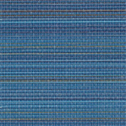 Agave Grasscloth Wallpaper - 12 Colours - Cobalt Blue