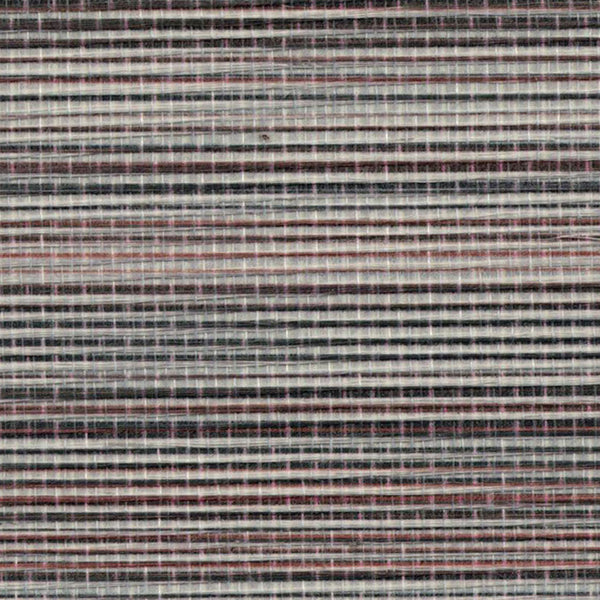 Sample - Agave Grasscloth Wallpaper - 12 Colours - Purple Gray