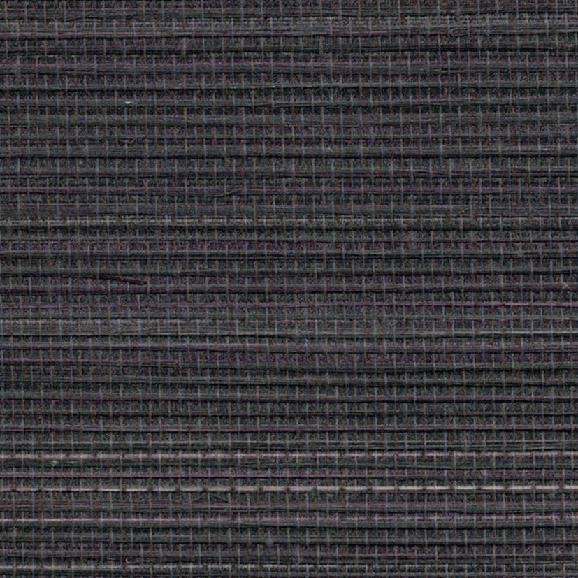 Agave Grasscloth Wallpaper - 12 Colours - Charcoal Gray