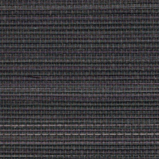 Agave Grasscloth Wallpaper - 12 Colours - Charcoal Gray