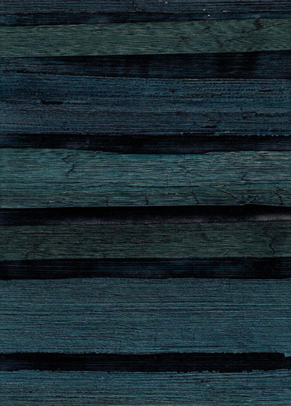 Plantation Wallpaper - 100% Banana Leaf - Moroccan Blue