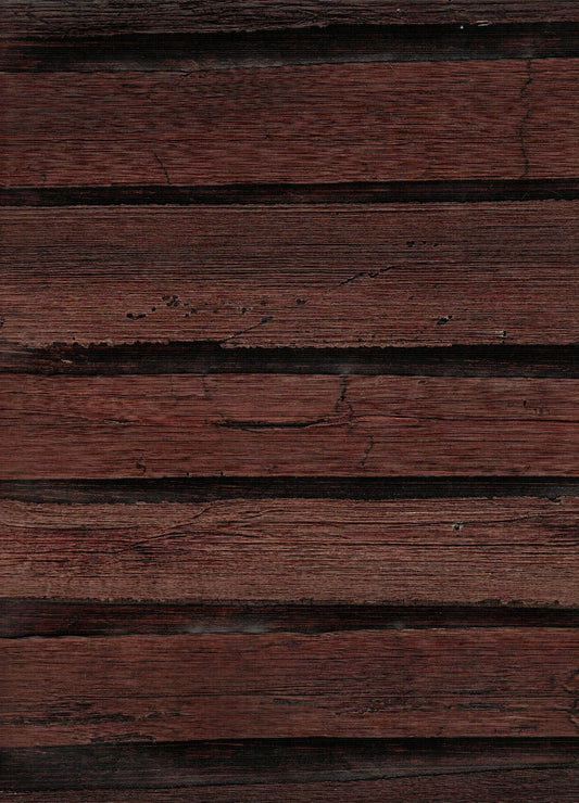 Plantation Wallpaper - 100% Banana Leaf - Oxblood Red