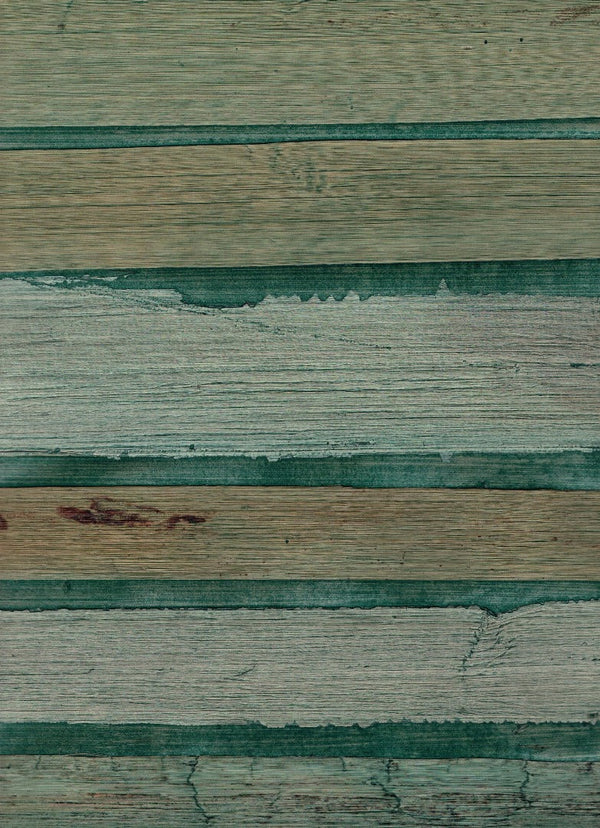 Sample - Plantation Wallpaper - 100% Banana Leaf - Pine Green
