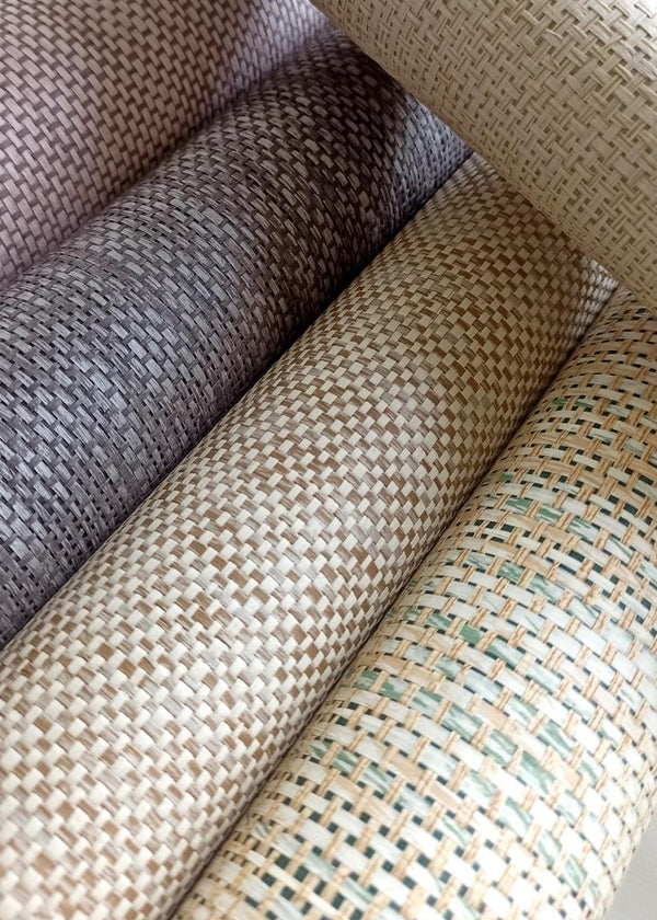 Sample - Paper Art Wallpaper - Natural and Brown