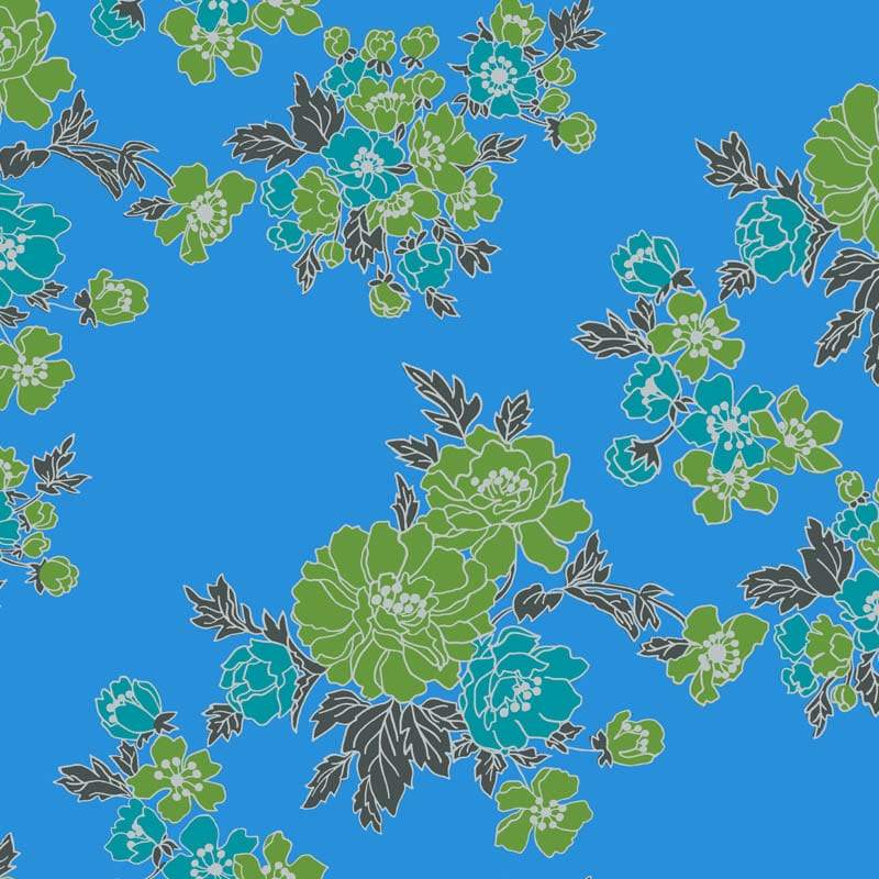 Gardenia Florence Broadhurst Wallpaper - Palm Beach