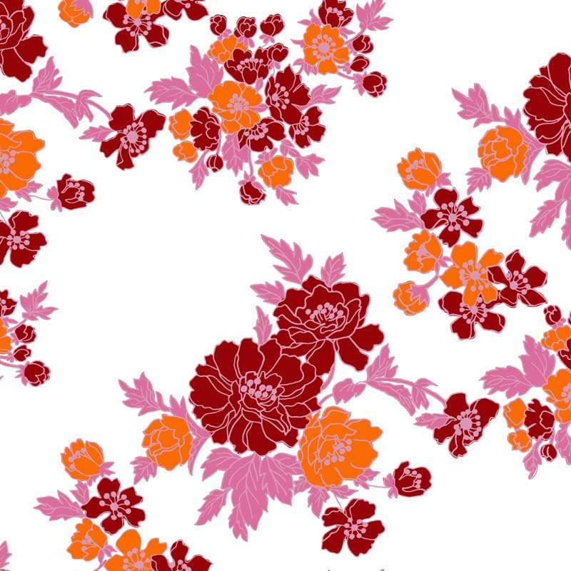 Sample – Gardenia Florence Broadhurst Wallpaper - Rose Bay
