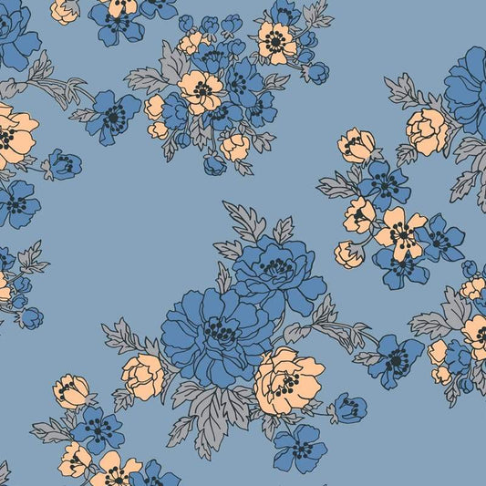 Gardenia Florence Broadhurst Wallpaper - Tasman Sea