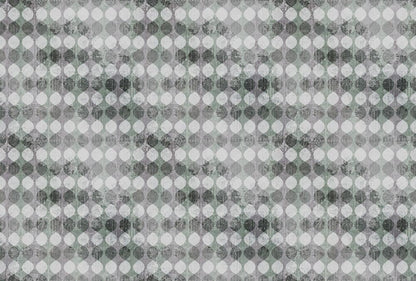 Garland - Custom Sized Wallpaper Mural (per m2) - Green/Grey