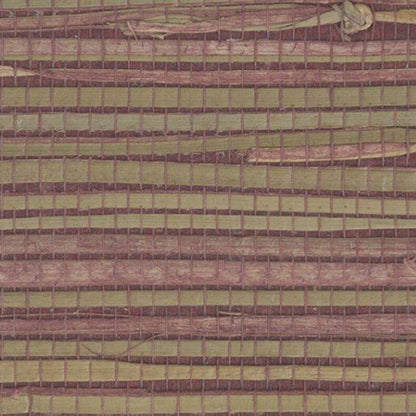Genuine Grasscloth Wallpaper - Grape