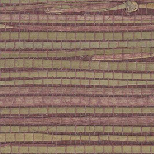 Genuine Grasscloth Wallpaper - Grape