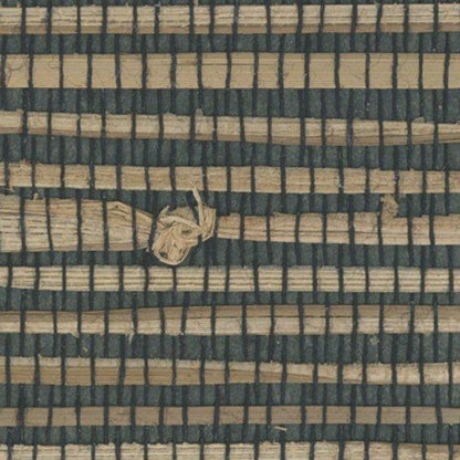 Genuine Grasscloth Wallpaper - Black
