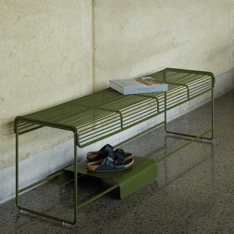 Benmore Stainless Steel Bench Seat - Outdoor