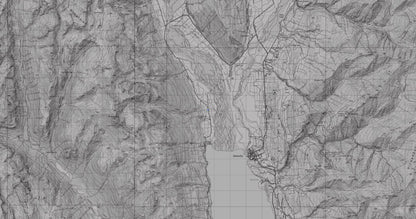 New Zealand LINZ - Custom Sized Wallpaper Mural (per m2)