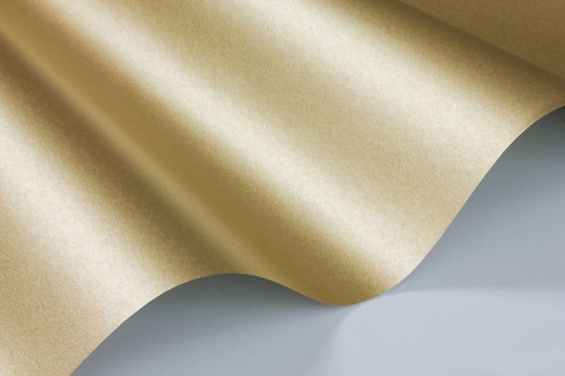 Safari Shabby Chic Wallpaper Mural - Metallic Gold