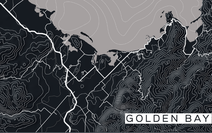 NZ or AU Stylised Maps - Custom Sized Wallpaper Mural (per m2)