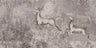 Boulevard Grasscloth Deer - Dark Grey - Custom Sized Wallpaper Mural (per m2)