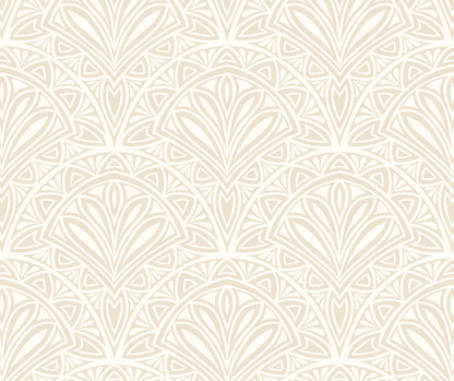 Deco Fan Wallpaper - Natural