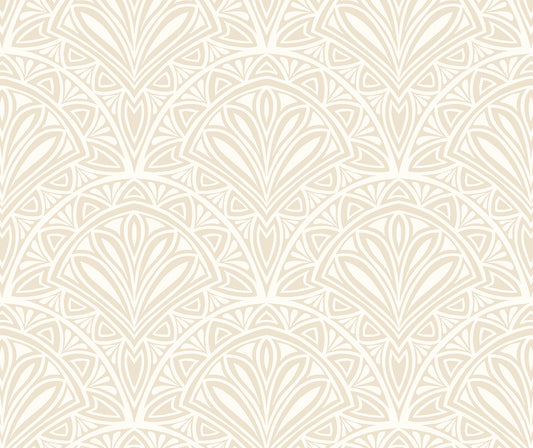 Deco Fan Wallpaper - Natural