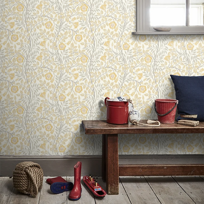 Rosehip Trail Wallpaper - Ohpopsi - Warm Natural