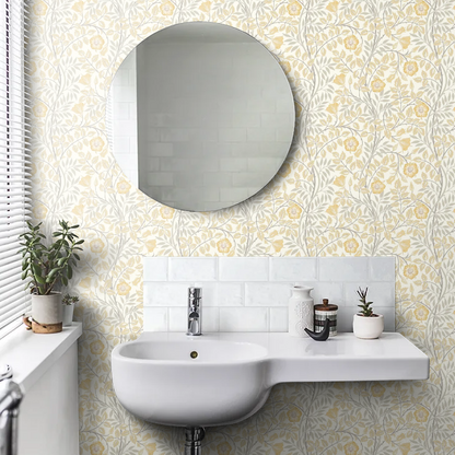 Rosehip Trail Wallpaper - Ohpopsi - Warm Natural