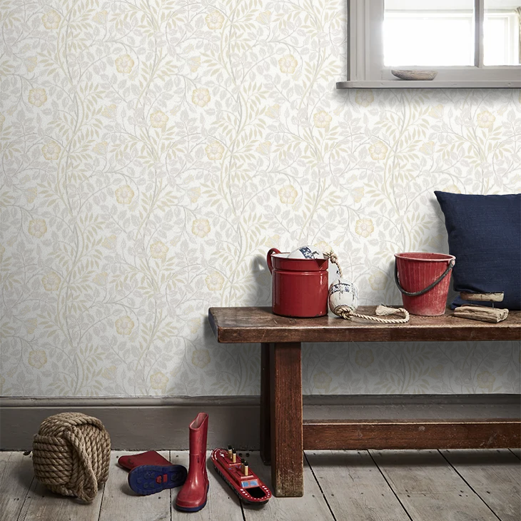 Rosehip Trail Wallpaper - Ohpopsi - Natural Stone