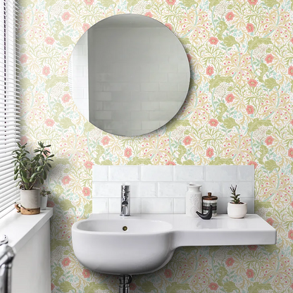 Seaweed Garden Wallpaper - Ohpopsi - Rose Pink