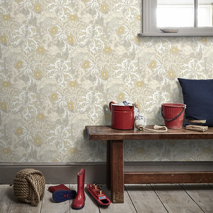Seaweed Garden Wallpaper - Ohpopsi - Fossil Grey