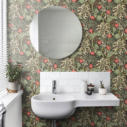 Seaweed Garden Wallpaper - Ohpopsi - Slate Mix