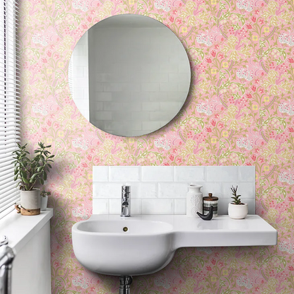 Lily Ogee Wallpaper - Ohpopsi - Rose Pink