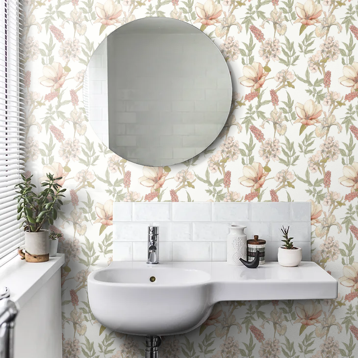 Orchid Bloom Wallpaper - Sage & Hazel