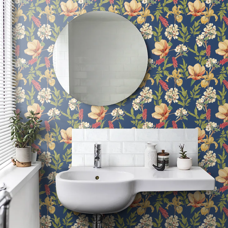 Orchid Bloom Wallpaper - Ginger & Ink