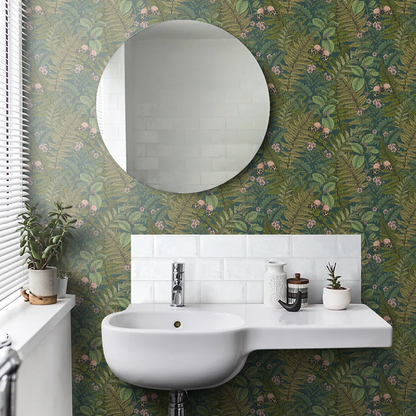 Wild Ferns Wallpaper - Forest Mix
