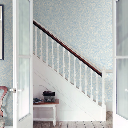 Leaf Vine Wallpaper - Wedgewood Blue