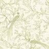 Bird Toile Wallpaper - Sage
