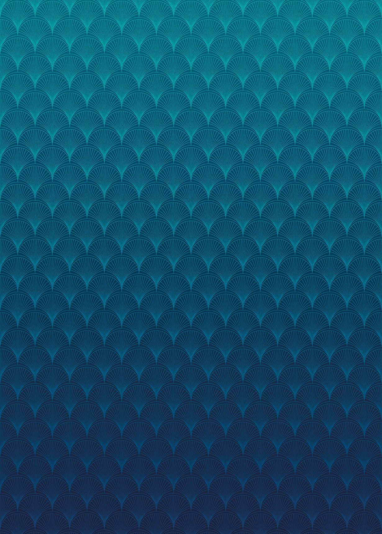 Azure Tides - Custom Sized Wallpaper Mural (per m2)