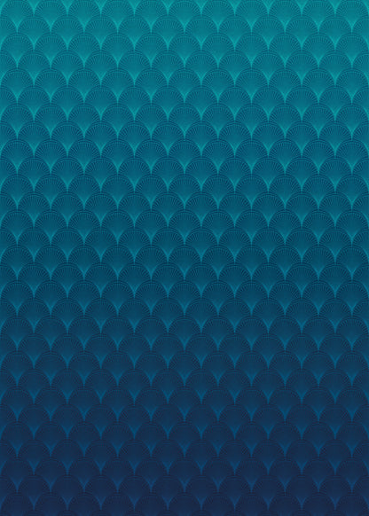Azure Tides - Custom Sized Wallpaper Mural (per m2)