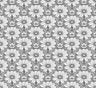 Happy Hippy Floral - Grey - Custom Mural Wallpaper (per m²)