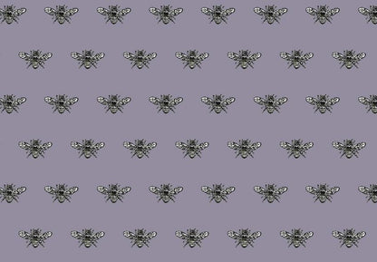Sample - Hewson Bee Wallpaper - Customisable - Meadow Patchwork
