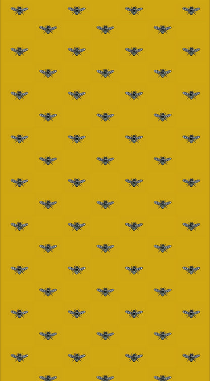 Hewson Bee Wallpaper - Custom Sized Wallpaper Mural (per m2)